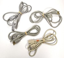 Lot of Four 3 Prong 6ft. Computer Power Cords, Excellent Condition