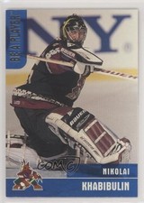 1999-00 ITG Be A Player Memorabilia Nikolai Khabibulin #100 7d2