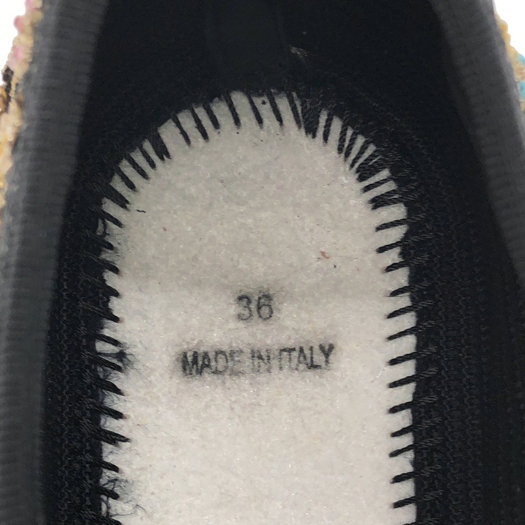 Christian Dior FUSION FLOUR Sequin Jacquard Sneakers Black 36 Used MESC-0 thumbnail 6