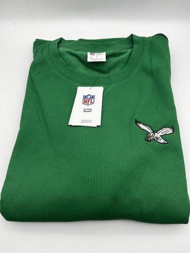 Philadelphia Eagles Nike 2024 Alternate Coach Long Sleeve Top Kelly Green 3XL - Picture 1 of 15