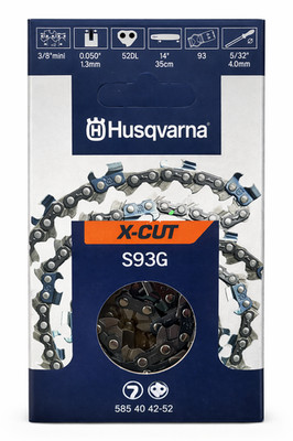 Husqvarna X-CUT S93G Sägekette 3/8 Mini 1,3 mm 52DL Halbmeißel Original