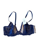 BTemptd Bra Womens 36B Blue Lace No Padding Underwire
