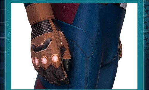 Captain America Costume Avengers Endgame Cosplay Jumpsuit Halloween Adult - Picture 10 of 11