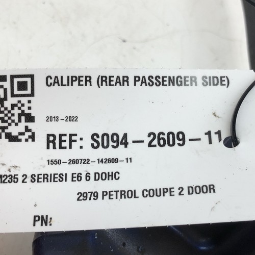 BMW M235 F22 2014 3.0 BREMSSATTEL HINTEN BEIFAHRERSEITE 6860737 - Bild 7 von 9