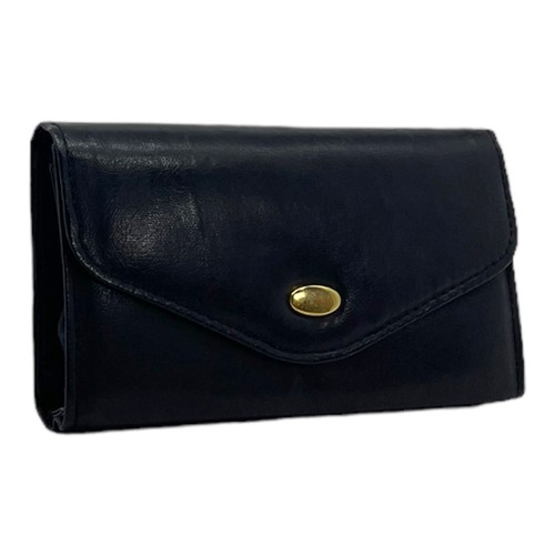 Organizador Billetera de Cuero Grande Años 80 Años 90 Bolso de Bolso Bolso Bolso Bolso Bolso Bolso Completo NEGRO NUEVO DE LOTE ANTIGUO - Imagen 23 de 23