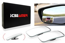 2 Sets 360° Rectangle Mirrors, 4 Pcs Convex ...