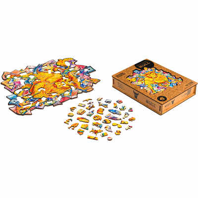 Unidragon Jigsaw Puzzle Prosperous Bull Unique Wooden | eBay