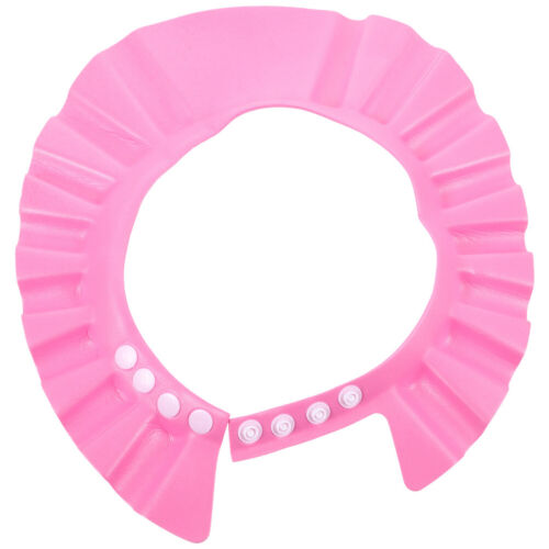 Shampoo Cap Hat Ultraleggero, Morbido, Impermeabile EVA Baby Shower Bagno (Rosa) - Foto 7 di 18