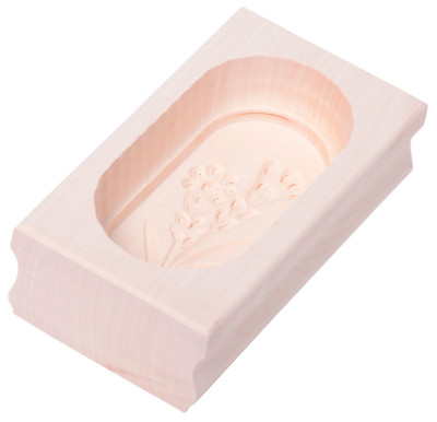 Butterform eckig Buttermodel Ahorn für 125 g Butter - Motiv: Enzian - ab 10,05  