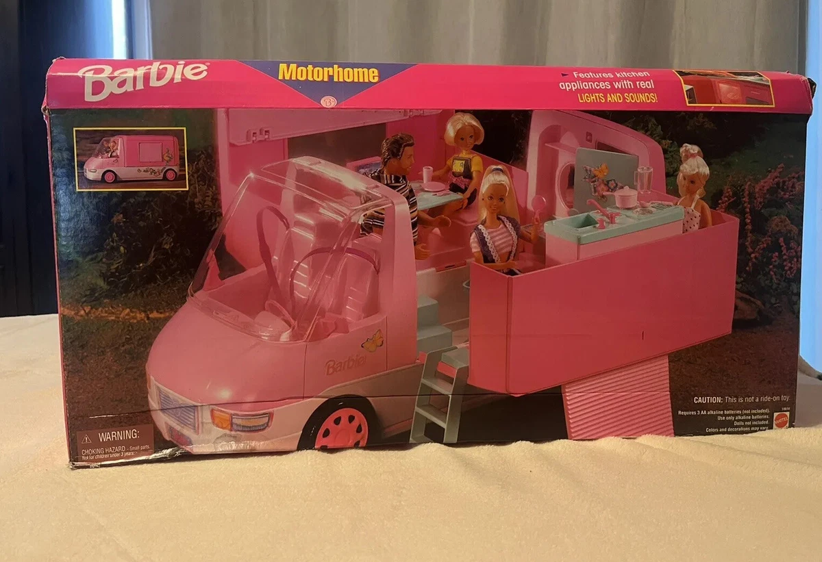 CIB 1996 Barbie Motor Home Camper W/Furniture *Small Accessories Not  Included*