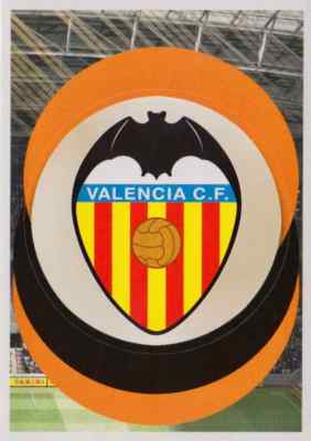 Panini Sticker Fifa 365 2019 Nr. 8 Valencia CF Wappen Logo NEUWARE Sammelbild