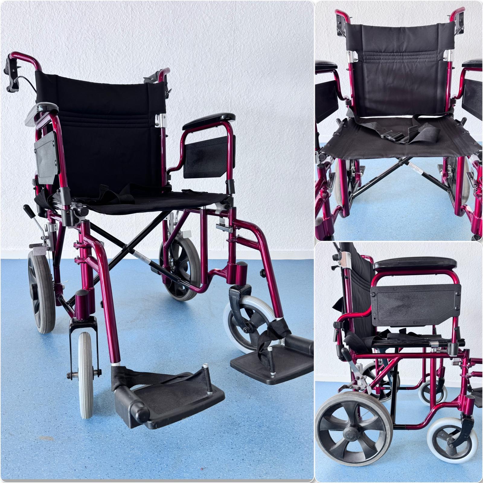 Tomtar Trans Reiserollstuhl Rollstuhl Faltrollstuhl Transportrollstuhl faltbar