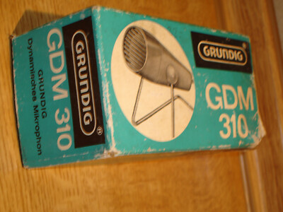 DYNAMISCHES MIKROFON VON GRUNDIG GDM 310 NEUWERTIG IN OVP