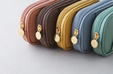 Credit Card Holder Case Pocket Mini Wallet Coin Purse Pouch - Made in Korea