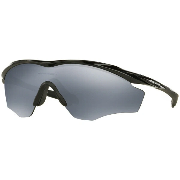 Oakley M2 Frame XL Gray Polarized Polished Black Sunglasses OO9343