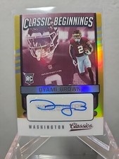 2021 Classics Classic Beginnings Gold AUTO Rookie Dyami Brown #2/50 Jersey # RC