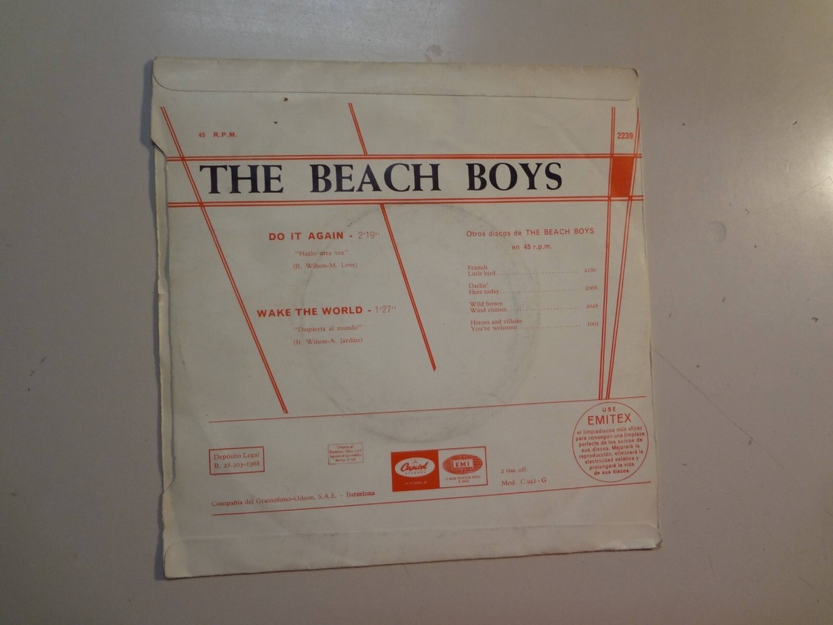 BEACH BOYS:Do It Again 2:19- Wake The World 1:29-Spain 7