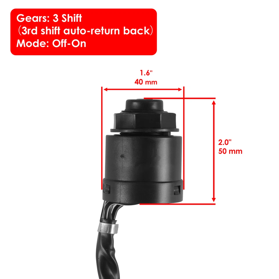 Interruptor de llave de encendido para Kawasaki Mule 610 4X4 KAF400 KAF 400 2007-2016 Foto 2 de 4