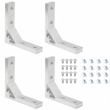 4pcs Right Angle Corner Bracket T Slot Accessories for 2020 Aluminum Extrusion