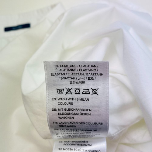 GANT White Tech Prep BC Oversized Solid Shirt Size EU 34 UK 6 US 4 - Picture 6 of 11