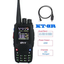 QYT KT-8R Quad Band 2 Way Radio Color Display 5W 200 Channels Radio Transceiver