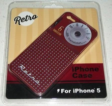 Retro Cell Phone iPhone 5 case cover transistor AM radio stocking stuffer Xmas 