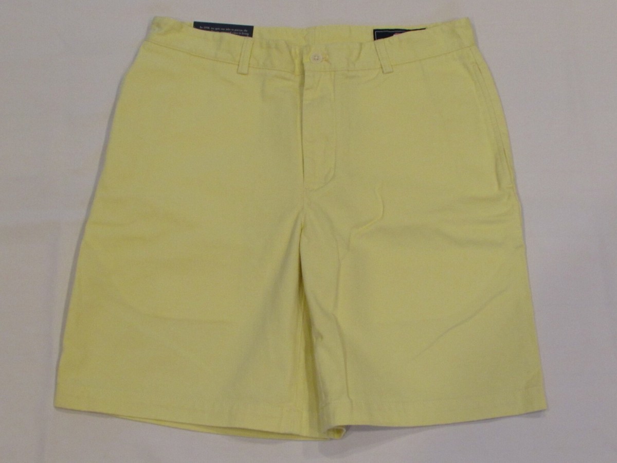 Short Vineyard Vines Homme – Coupe Classique 9 Pouces, Taille 32, Beige, En Toile