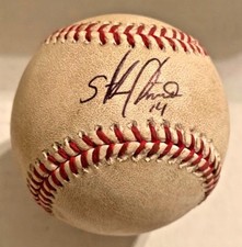 Starlin Castro Signed Official MLB Game Rubbed Baseball PSA/DNA AB77870 Yankees