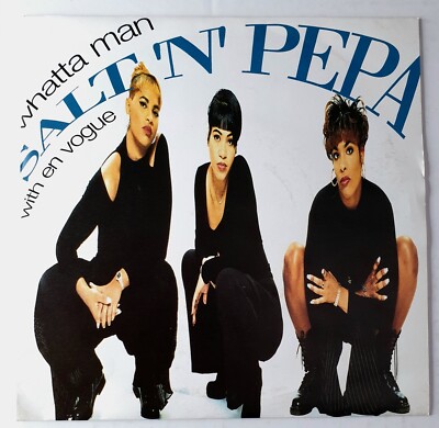 SALT 'N PEPA with EN VOGUE   Whatta Man - 7'' Vinyl Single - Cat# F222