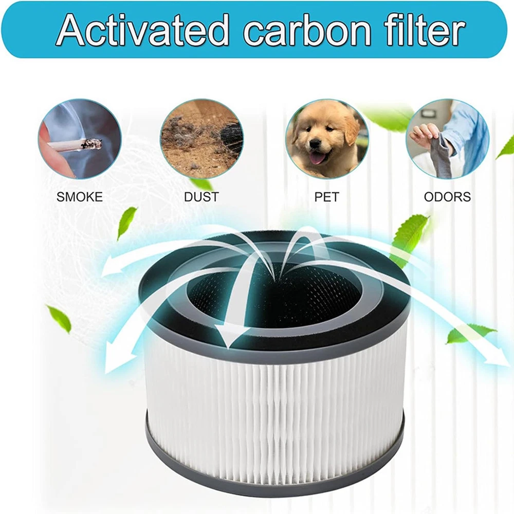 Air Purifier Replacement Filter Activated Carbon High Efficiency Air Purifier Fi