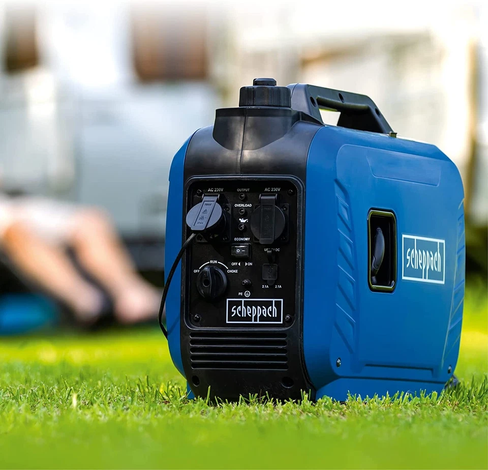 Scheppach Inverter Stromgenerator Stromerzeuger SG2500i | 2x230V | 2000W - 64dB - Bild 3 von 4