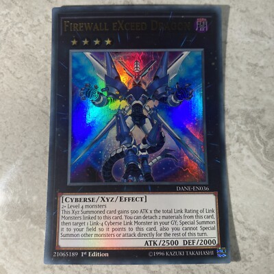 Yugioh - Firewall eXceed Dragon - DANE-EN036 - Ultra Rare - 1st Edition ...
