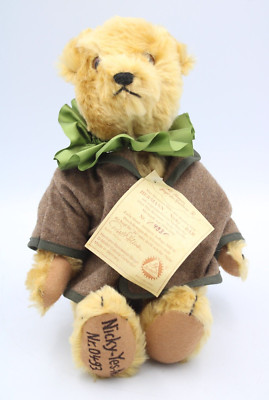Hermann Nicky Yes No Bär Nr. 493 / 3000 Mohair 1938 Limitiert Vintage H 30 cm