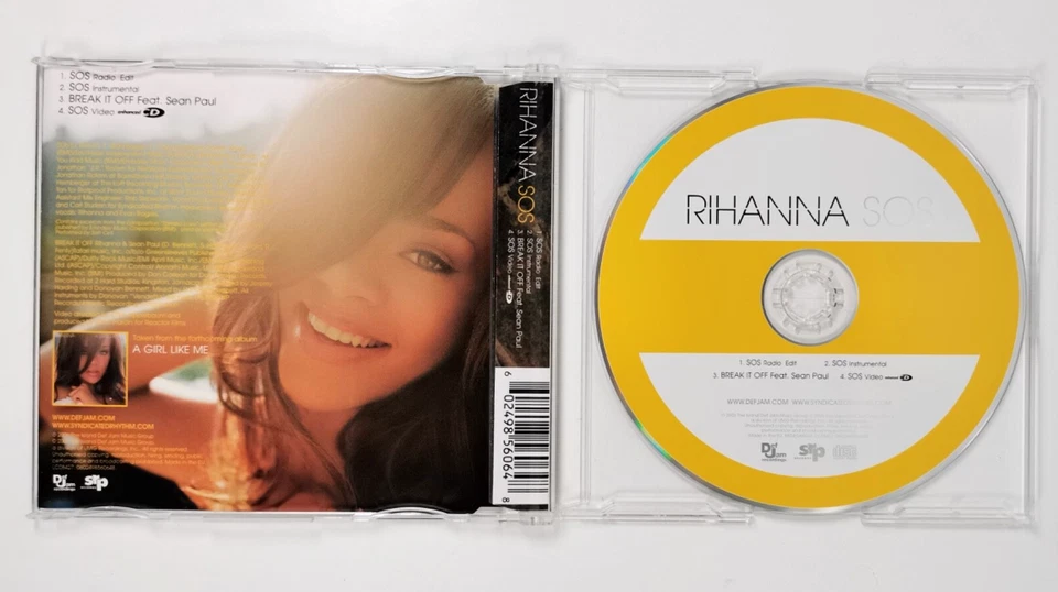 Rihanna SOS 3 trk CD-single Maxi-CD CD enhanced 2006 - Def Jam Recordings - Bild 2 von 4