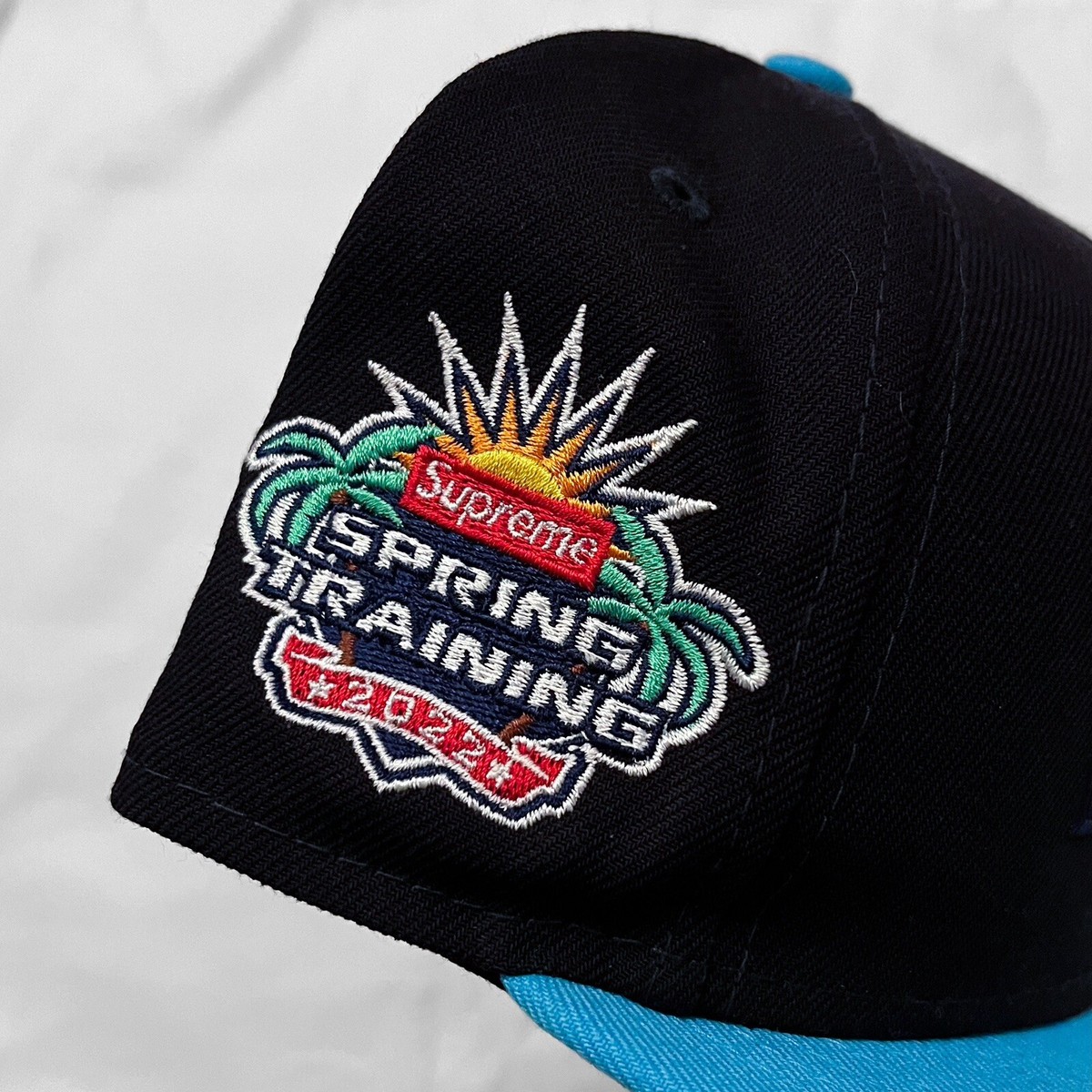 2024 New Era Supreme Spring Training Box Logo Baseball Fitted Hat