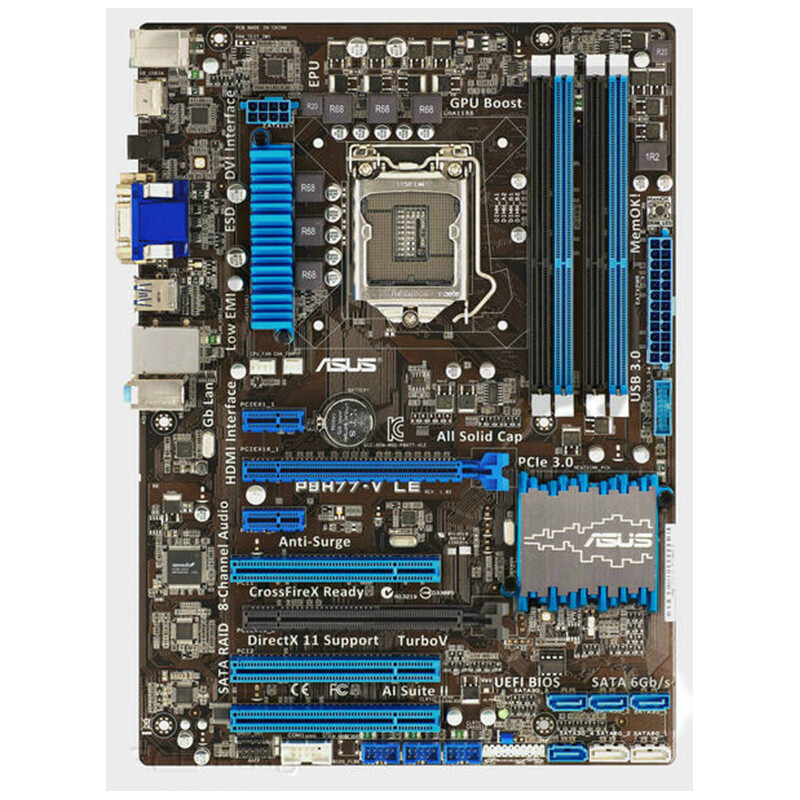 P8H77-V LE i7-3770S LGA1155 DDR3メモリ8GB ASUS P8H77-V LE LGA 1155 Intel H77 Chipset DDR3 Memory ATX