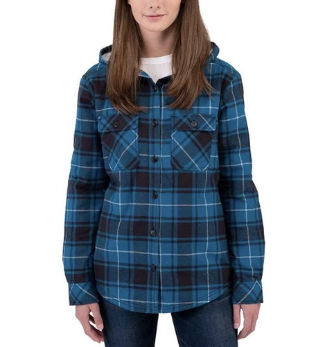 boston traders flannel hooded jacket