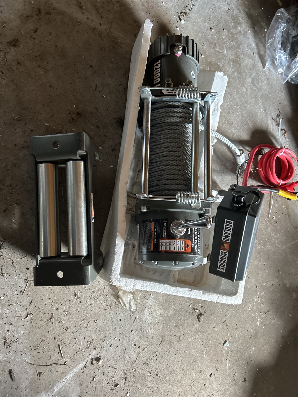 12000 lb capacity electric badlands winches eBay