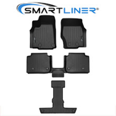 SMARTLINER Custom Fit Floor Mats 3 Row 2021-25 Jeep Grand Cherokee L 6 Passenger