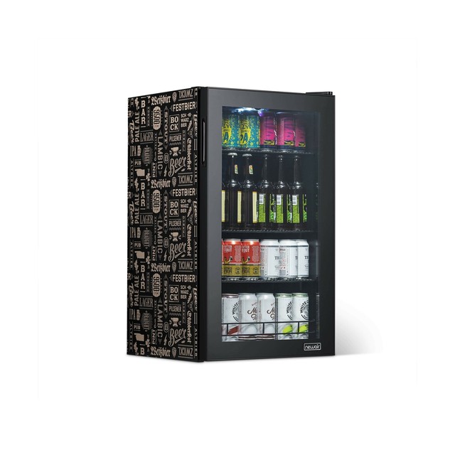 newair 126 can freestanding beverage fridge stainless steel