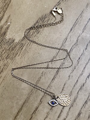alwand vahan AV sterling silver 925 Designer Signed Pendant Necklace Size 18 
