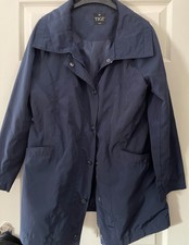 Tigi Size 10-12 Womens Navy Blue Lightweight Coat Jacket