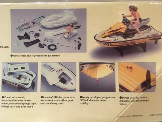 Kyosho Wavechopper - Jetski - OVP - Vintage - Komplett - Original - Wave Chopper - Bild 2 von 4