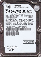 Hitachi HTS545050B9A300  pn: 0A57915 mlc: DA2987  PBN403  500GB 2.5 SATA 7217