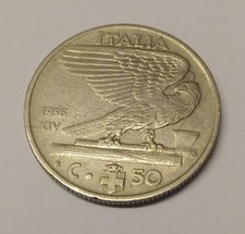 50 Centesimi - Impero - REGNO - VITTORIO EMANUELE III - Anno 1936