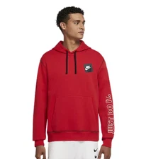 Mens Nike Gym Athletic Just Do It Box Hoodie Hooded Sweatshirt Pullover New