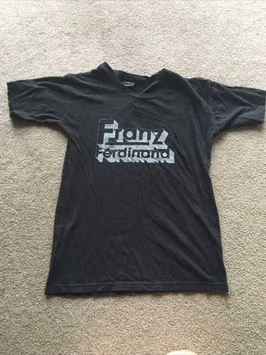 T-shirt Black Large Silver Graphic TEE 