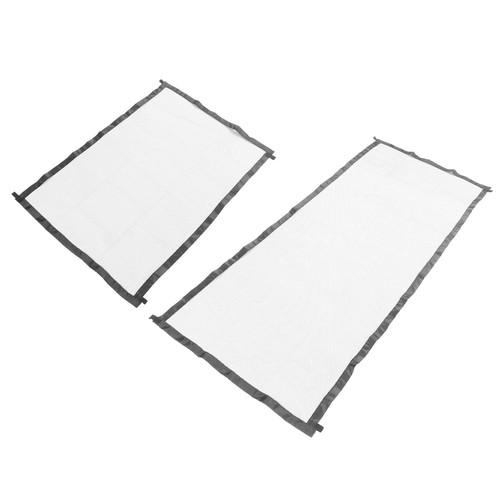 Expandable Dog Mesh Gate Folding Safe Enclosure Baby Gate With 5 Hooks DMQ - Photo 8/18