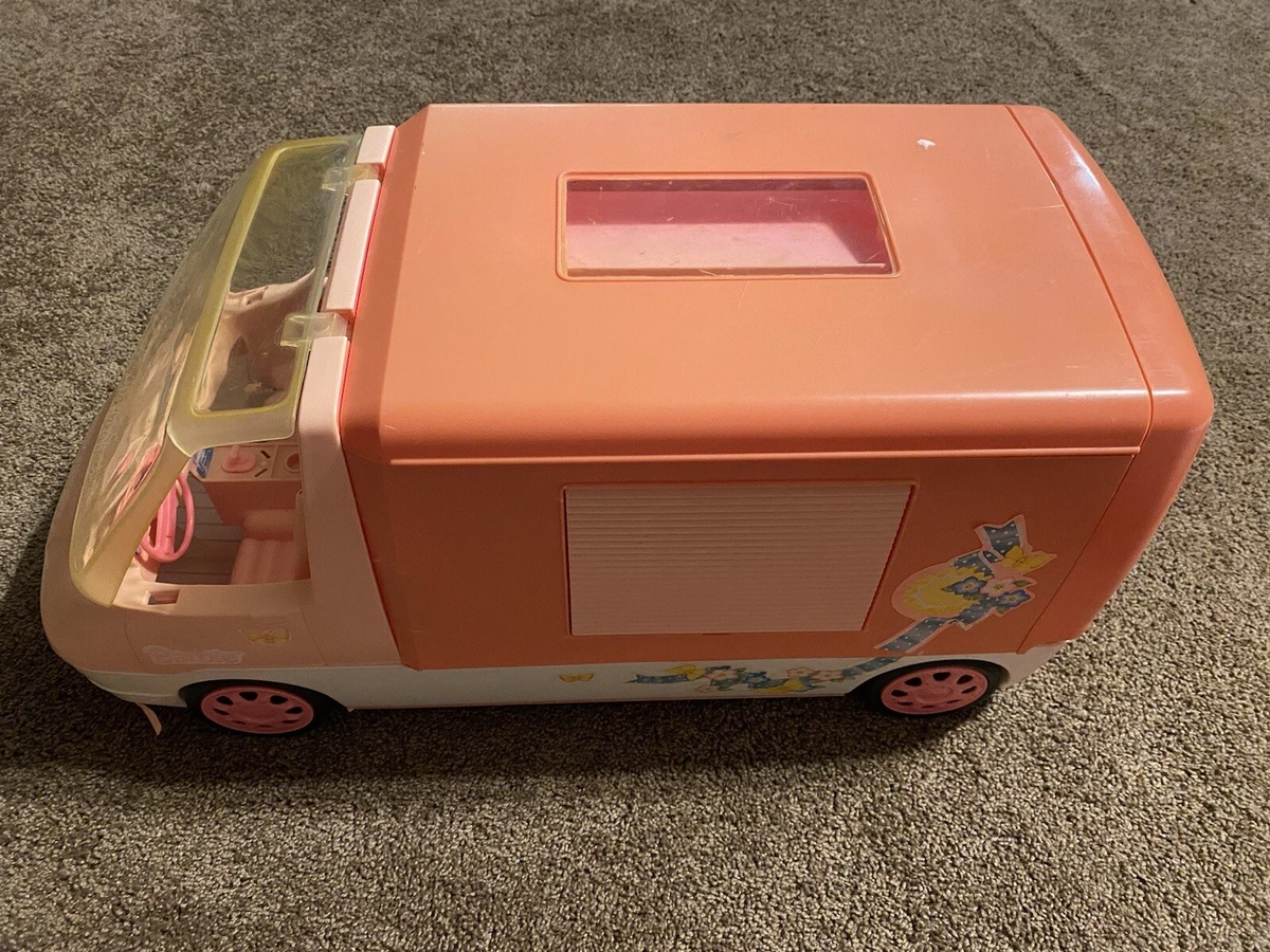 Barbie Camper Van Motorhome Vintage Mattel 1996 Pink Maxi-Van RV - Ruby Lane