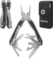Swiss+Tech 16-In-1 Multifunktionszange Multitool Werkzeug G10-Griff FüR Camping